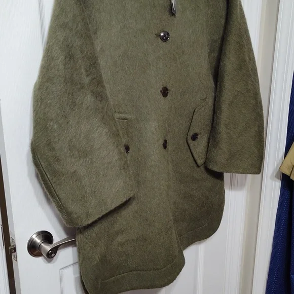 Madewell Hemford Poncho Mohair Coat - Picture 5 of 12